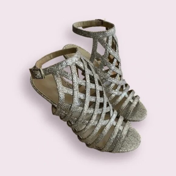 Michael Kors Shoes - Michael Kors Sparkly Trinity Sandals